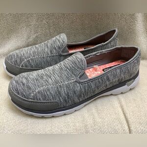 Danskin NOW Slip On Sneaker Shoes-Gray Variegated-Lightweight-Women 8.5M-EUC